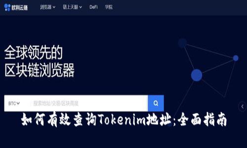 如何有效查询Tokenim地址：全面指南