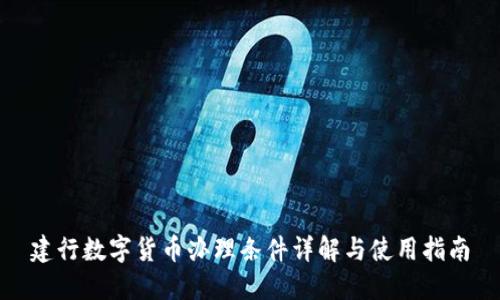 建行数字货币办理条件详解与使用指南