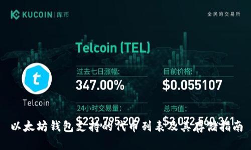 以太坊钱包支持的代币列表及其存储指南
