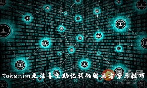 Tokenim无法导出助记词的解决方案与技巧