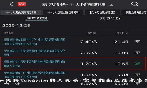 如何将Tokenim转人民币：完整指南及注意事项