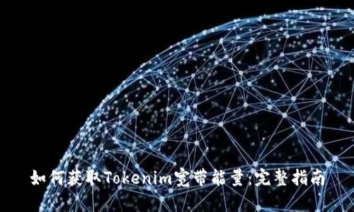 如何获取Tokenim宽带能量：完整指南