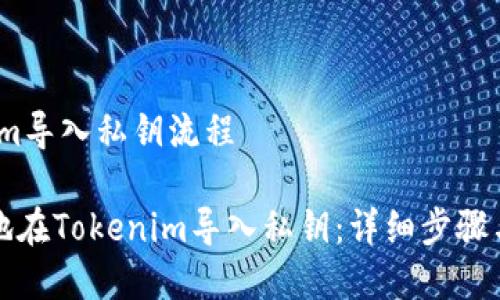 # tokenim导入私钥流程

如何安全地在Tokenim导入私钥：详细步骤与注意事项