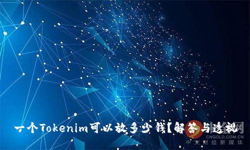 一个Tokenim可以放多少钱？解答与透视
